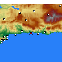 Nearby Forecast Locations - Нерха - карта
