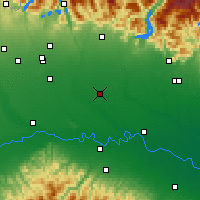 Nearby Forecast Locations - Крема - карта
