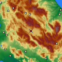 Nearby Forecast Locations - Авеццано - карта