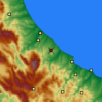 Nearby Forecast Locations - Ланчано - карта