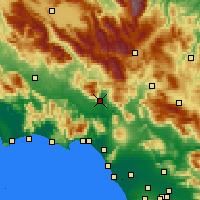 Nearby Forecast Locations - Кассино - карта