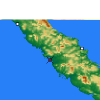 Nearby Forecast Locations - Koné - карта