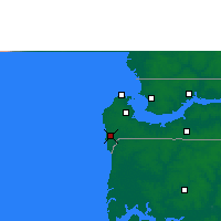 Nearby Forecast Locations - Gunjur - карта