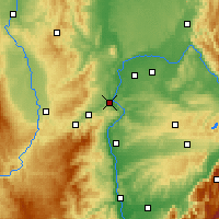 Nearby Forecast Locations - Живор - карта