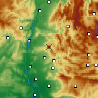 Nearby Forecast Locations - Dieulefit - карта