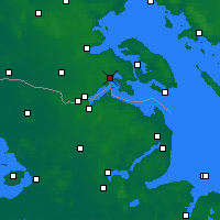 Nearby Forecast Locations - Gråsten - карта