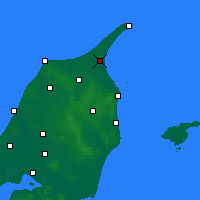 Nearby Forecast Locations - Ålbæk - карта