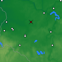 Nearby Forecast Locations - Казлу-Руда - карта