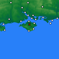 Nearby Forecast Locations - Ньюпорт - карта