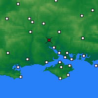 Nearby Forecast Locations - Romsey - карта