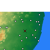 Nearby Forecast Locations - Канчипурам - карта