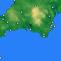 Nearby Forecast Locations - Плимут - карта