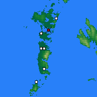 Nearby Forecast Locations - Hebrides N - карта
