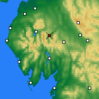 Nearby Forecast Locations - Алсуотер - карта