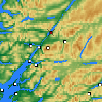 Nearby Forecast Locations - Лох-Лохи - карта