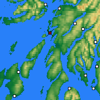 Nearby Forecast Locations - Loch Fyne - карта