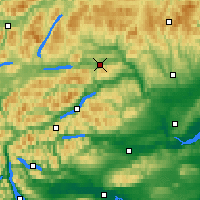 Nearby Forecast Locations - Лох-Таммел - карта