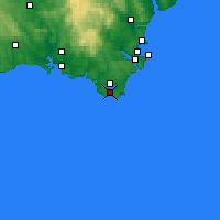 Nearby Forecast Locations - Salcombe - карта