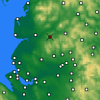 Nearby Forecast Locations - Блэкберн - карта