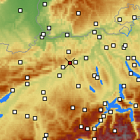 Nearby Forecast Locations - Ольтен - карта