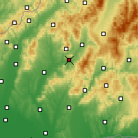 Nearby Forecast Locations - Velky vrch - карта