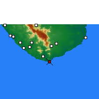 Nearby Forecast Locations - Канниякумари - карта