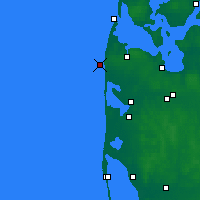 Nearby Forecast Locations - Danish Coast - карта
