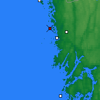 Nearby Forecast Locations - Swedish Coast - карта