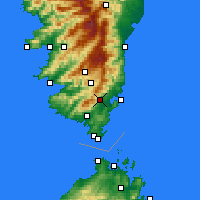 Nearby Forecast Locations - Порто-Веккьо - карта