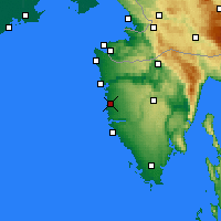 Nearby Forecast Locations - Porec-Lanterna - карта