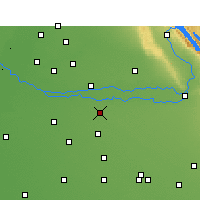 Nearby Forecast Locations - Лудхиана - карта
