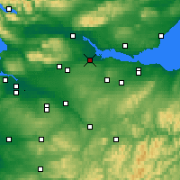 Nearby Forecast Locations - Фолкерк - карта