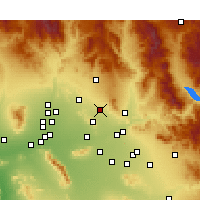 Nearby Forecast Locations - Скотсдейл - карта