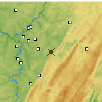Nearby Forecast Locations - Латроб - карта