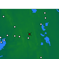 Nearby Forecast Locations - Winter Haven's Gilbert Аэропорт - карта