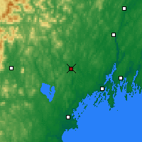 Nearby Forecast Locations - Льюистон - карта