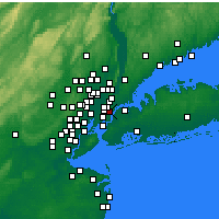 Nearby Forecast Locations - Нью-Йорк - карта