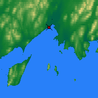 Nearby Forecast Locations - Тогиак - карта