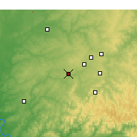 Nearby Forecast Locations - Сайлом-Спрингс - карта