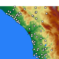 Nearby Forecast Locations - Ошенсайд - карта