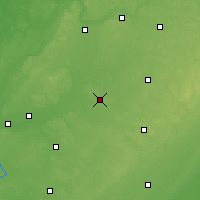 Nearby Forecast Locations - Sturgis - карта