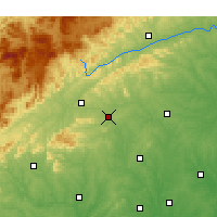 Nearby Forecast Locations - Хикори - карта