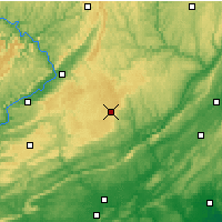 Nearby Forecast Locations - Mount Pocono - карта