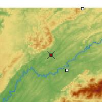 Nearby Forecast Locations - Oak Ridge - карта