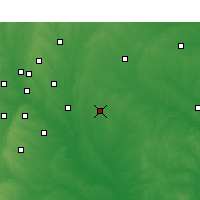 Nearby Forecast Locations - Террелл - карта