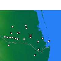 Nearby Forecast Locations - Харлинген - карта