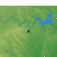 Nearby Forecast Locations - Гейнсвилл - карта