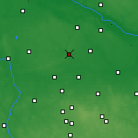 Nearby Forecast Locations - Кутно - карта
