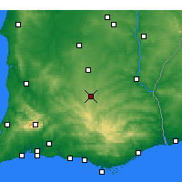 Nearby Forecast Locations - Алмодовар - карта