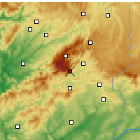 Nearby Forecast Locations - Ковильян - карта